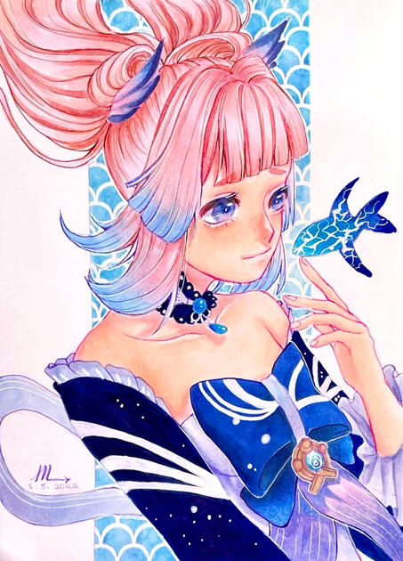 Sangonomiya Kokomi from Genshin Impact