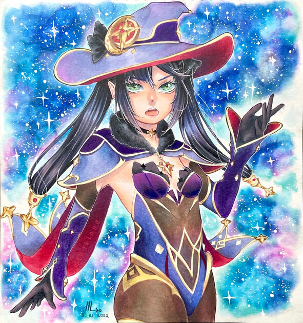 Mona Megistus from Genshin Impact